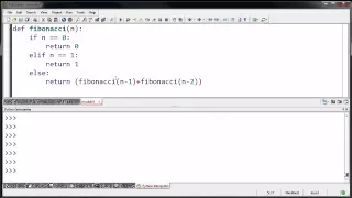 Recursive Fibonacci Example