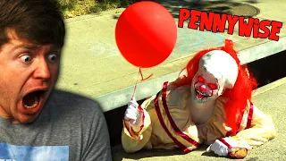 Is that PENNYWISE but in REAL LIFE!?