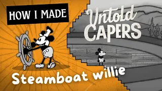 I made a Steamboat Willie Level for public domain game | Untold Capers