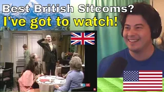 American Reacts Top 10 Classic British Sitcoms