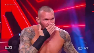 Triple H vs Randy Orton Alexa Bliss Attacks Randy Orton With A Fire Ball Full Segment 720p