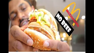 Trying Out Menu Items From McDonalds India || McMaharaja