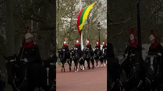 Nato flags line The Mall in London to mark alliance's 75th birthday