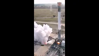 Landed Falcon 9 First Stage Test Firing #shorts