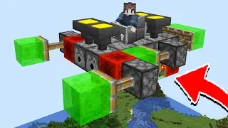 Я СДЕЛАЛ РАБОЧИЙ САМОЛЁТ В МАЙНКРАФТ БЕЗ МОДОВ! САМОЛЁТ В МАЙНКРАФТ! MINECRAFT