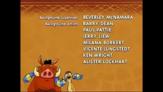Timon & Pumbaa End Credits (1996)