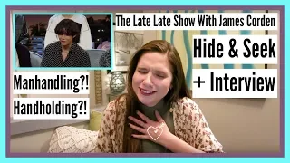 BTS (방탄소년단) - Hide & Seek + Interview @ The Late Late Show With James Corden REACTION