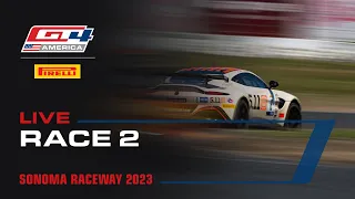 LIVE | Race 2 | Pirelli GT4 America @ Sonoma 2023