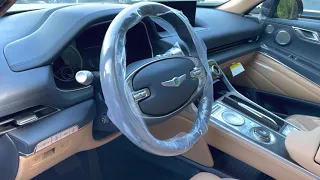 2021 Genesis GV80 2.5T Prestige AWD with the Dune interior