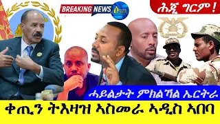 Apr 25,2024-ቀጢን ትእዛዝ ኣስመራ፥ኣዲስ ኣበባ | ሓይልታት ምክልኻል ኤርትራ | ሕጂ ግርም |