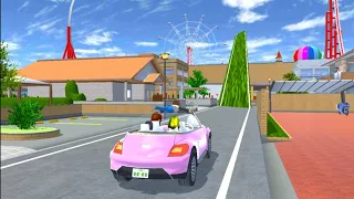 Tanjakan Miring berlumut rombongan Taiga Yuki terlempar dari mobil 🤣 sakura school simulator