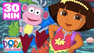 Dora & Boots Dance Scenes, Songs & Games! 💃 30 Minutes | Dora the Explorer