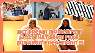 NCT DREAM MOMENT'S IN 2021 THAT SEEM FAKE BUT AREN'T!!!  REACTION!!!!!!!!!😂