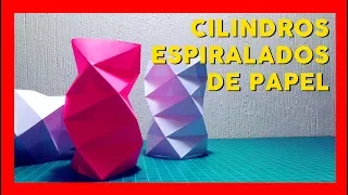 Cilindro Espiraldo de Papel ▶️ Del libro de Tomoko Fuse