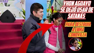 🚨El Día que Yhon Aguayo Se dejó Usar del Diablo y Avergonzó, En Plena Predica a Enma Conovilca😭