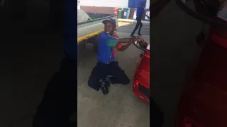 THIS IS WHAT YOU WILL FIND AT A GAS STATION IN SOUTH AFRICA