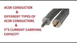 ACSR Conductor|| Different types of ACSR Conductor || Current Carrying Capacity