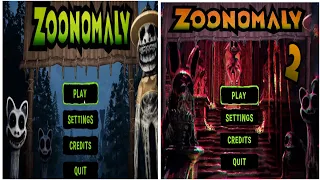 Main Menu Comparison - Zoonomaly Chapter 1 Vs Chapter 2