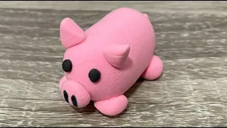 Adorable Pink Piggy Clay Sculpture - Modern DIY Tutorial