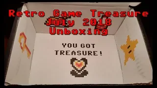 July 2018 Retro Game Treasure Unboxing