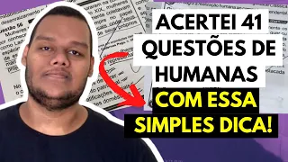 COMO ACERTAR (quase) QUALQUER QUESTÃO DE HUMANAS NO ENEM // MESMO SEM SABER O CONTEÚDO