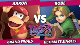 TNS 9 GRAND FINALS - Aaron (Diddy Kong) Vs. Kobe (Young Link) Smash Ultimate - SSBU