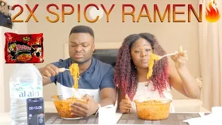 2X EXTREME SPICY RAMEN CHALLENGE