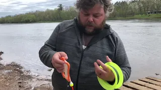 Hand line fishing