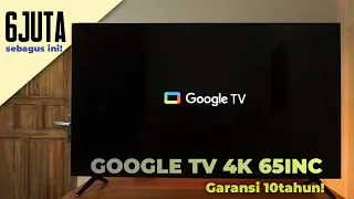 Google TV 4K 65inc Cuma 6JUTA🔥 Review SPC ST65