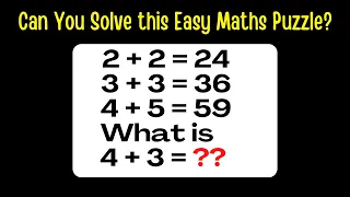 An Easy Peasy Maths Puzzle.