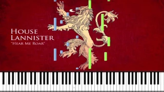 Game of Thrones - The Rains of Castamere | Piano Tutorial (Synthesia)