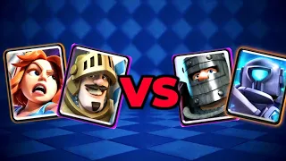 "Prince & Valkyrie" VS "Dark Prince & Mini Pekka" in Clash Royale