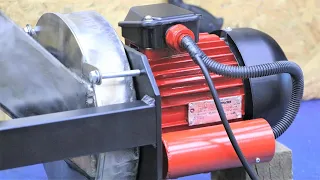 How to Make a Large Vegetable Fruit Cutter with Electric Motor and Stainless Steel!