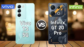 Infinix GT 20 Pro Vs Vivo T3 5G | Full comparison ⚡ Which one is Best?