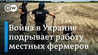Мины, "Смерчи", "Ураганы": как работают фермеры в Донецкой области