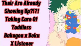 Their Quirks Are Already Showing Up?! | Taking Care Of Toddlers | Bakugou x Deku x Listener