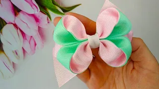 I love these Hair Bow - How to make hair bows - Hair Bow Tutorial - Easy to repeat 🎀 You must try #2