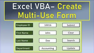 Excel VBA Create Search Form