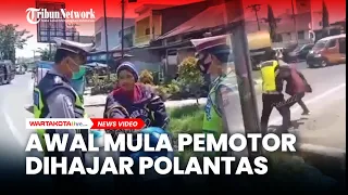 Kronologi Pemotor di Deli Serdang Dihajar Polantas, Marah marah saat Ditilang