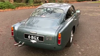 Aston Martin DB4 walk-around & blastoff