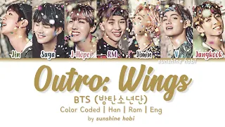 BTS (방탄소년단) - Outro: Wings (Color Coded Lyrics/Han/Rom/Eng)