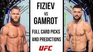 UFC Vegas 79 | Rafael Fiziev vs Mateusz Gamrot | Full Card Breakdown, Picks, and Betting Tips