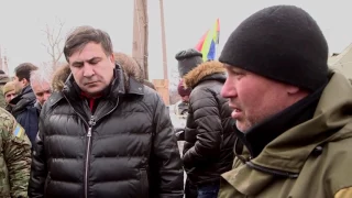 Блокада Донбасса Михаил Саакашвили