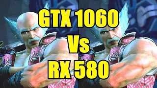 Tekken 7 GTX 1060 Vs AMD RX 580 Frame Rate Comparison