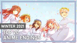 Top 20 Anime Endings of Winter 2021