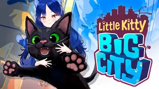 【Little Kitty, Big City】Микро кот бежит орёт