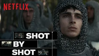 The King starring Timothée Chalamet - How the Battle Scene was Shot | Netflix