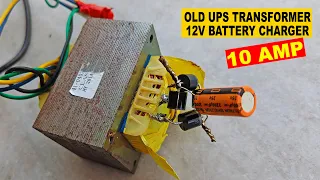 Old UPS Transformer 12V 10 Ampere Battery Charger - Old UPS Transformer Uses