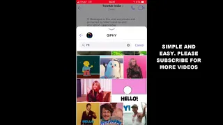 HOW TO SEND GIF IN VIBER APP IOS