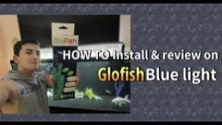 Glofish light REVIEW and INSTALL!